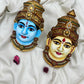 Combo: Lakshmi + Vishnu Idols